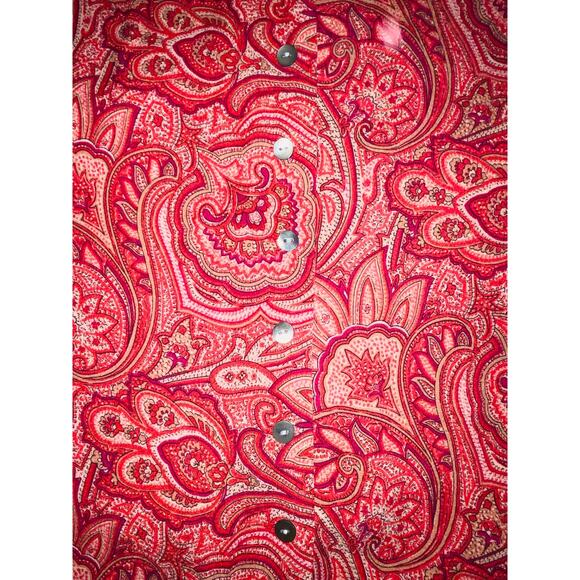 Talbots Pure Silk Top & Pants‎ Set - Women's Size 16 - Wide Leg Pants w/ Top - Picture 6 of 16